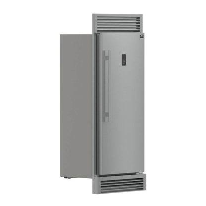 Forno Fortezza 32 Inch Right-Swing Convertible Refrigerator/Freezer with Trim Grill, Stainless Steel, Total No Frost FORNO