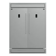 Forno Fortezza 60 Inch Convertible Refrigerator/Freezer with Modern Trim Kit, Stainless Steel, Total No Frost, with Automatic Ice Maker FORNO