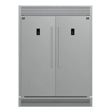 Forno Fortezza 60 Inch Convertible Refrigerator/Freezer with Trim Grill, Stainless Steel, Total No Frost, with Automatic Ice Maker FORNO