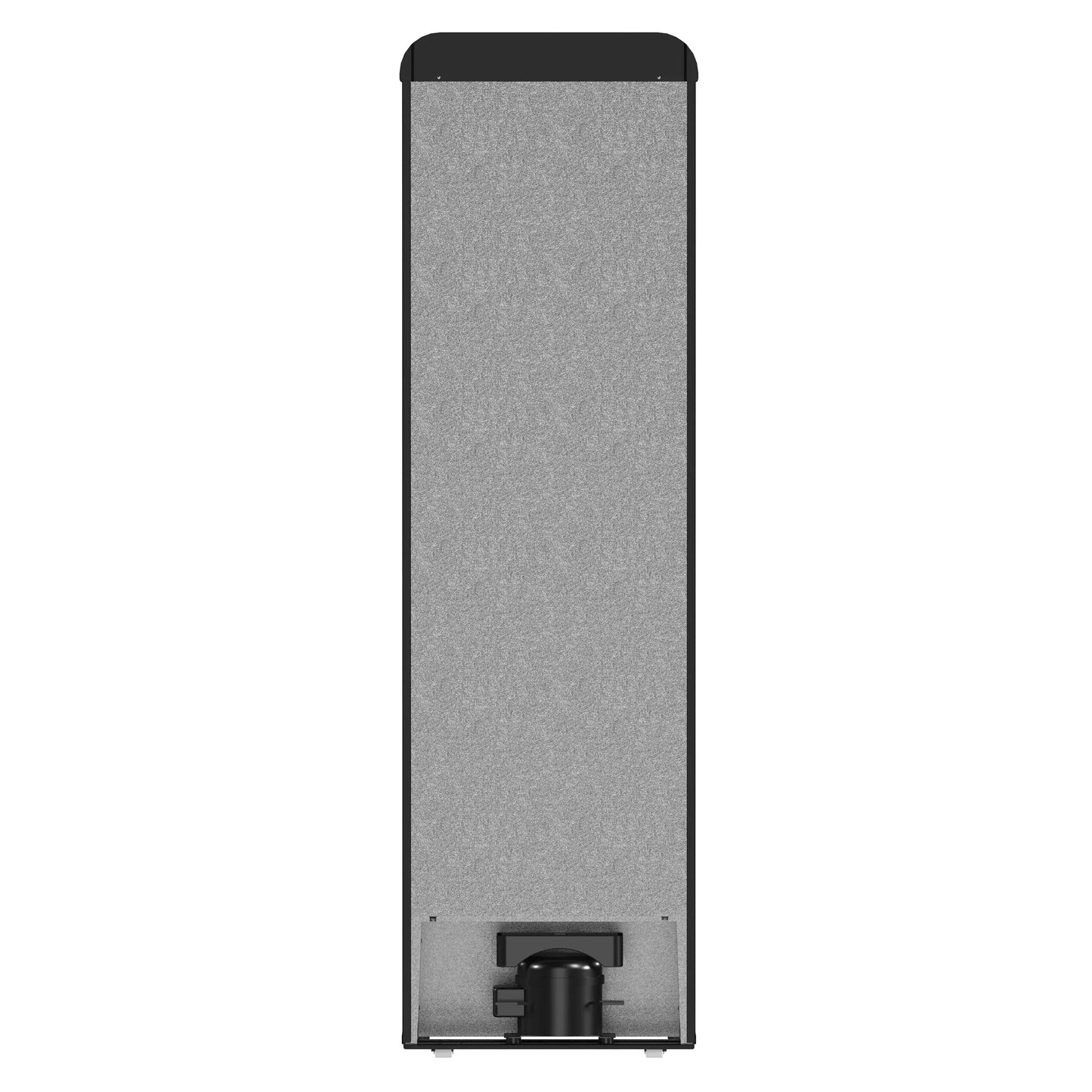 Forno Storico 22-Inch Retro bottom freezer Fridge in Black, 9 cu.ft, copper-tone handle FORNO