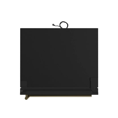 Forno Milano Espresso 31-Inch Bottom Freezer Refrigerator, Black, 17.2 cu.ft Capacity, Energy Efficient FORNO