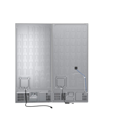 Forno Milano 2-Piece 62-Inch Freestanding Dual Bottom Freezer Refrigerator, Stainless Steel – 34.4 cu.ft, Touch Control, Ice Maker FORNO