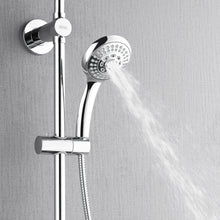 Forno Acqua AcquaSPA Retrofit Shower, Overhead Rainfall, 8 Inch Shower Head, Handheld Shower Head, Body Jets, 6 Way Diverter, Polished Stainless Steel FORNO ACQUA