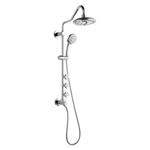 Forno Acqua AcquaSPA Retrofit Shower, Overhead Rainfall, 8 Inch Shower Head, Handheld Shower Head, Body Jets, 6 Way Diverter, Polished Stainless Steel FORNO ACQUA
