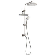 Forno Acqua AcquaFALL Shower, Brushed Nickel Finish, Overhead Rainfall Shower, Handheld Shower Head, Body Jets, 2.5 GPM Flow Rate FORNO ACQUA