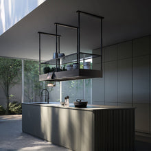 Falmec Spazio 70″ Island Hood, 400 CFM, Matte Black FCSPA70I4MB