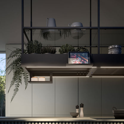 Falmec Spazio 70″ Island Hood, 400 CFM, Matte Black FCSPA70I4MB