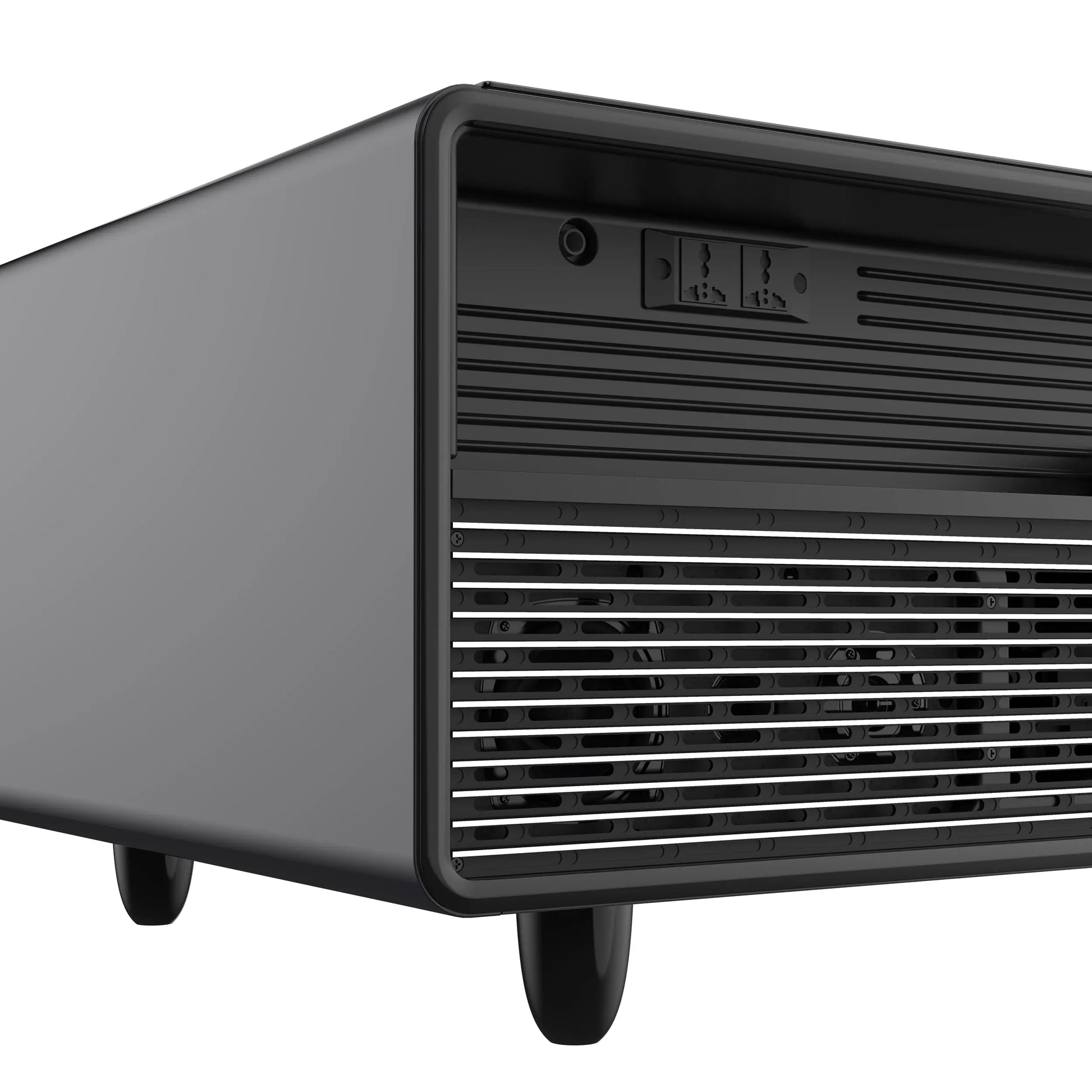 Forno Evoluto Tavolo 51-Inch Black Smart Coffee Table – Dual Refrigerator Drawers, Bluetooth 5.0 Audio, Wireless Charging & RGB Ambient Light FORNO