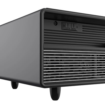 Forno Evoluto Tavolo 51-Inch Black Smart Coffee Table – Dual Refrigerator Drawers, Bluetooth 5.0 Audio, Wireless Charging & RGB Ambient Light FORNO