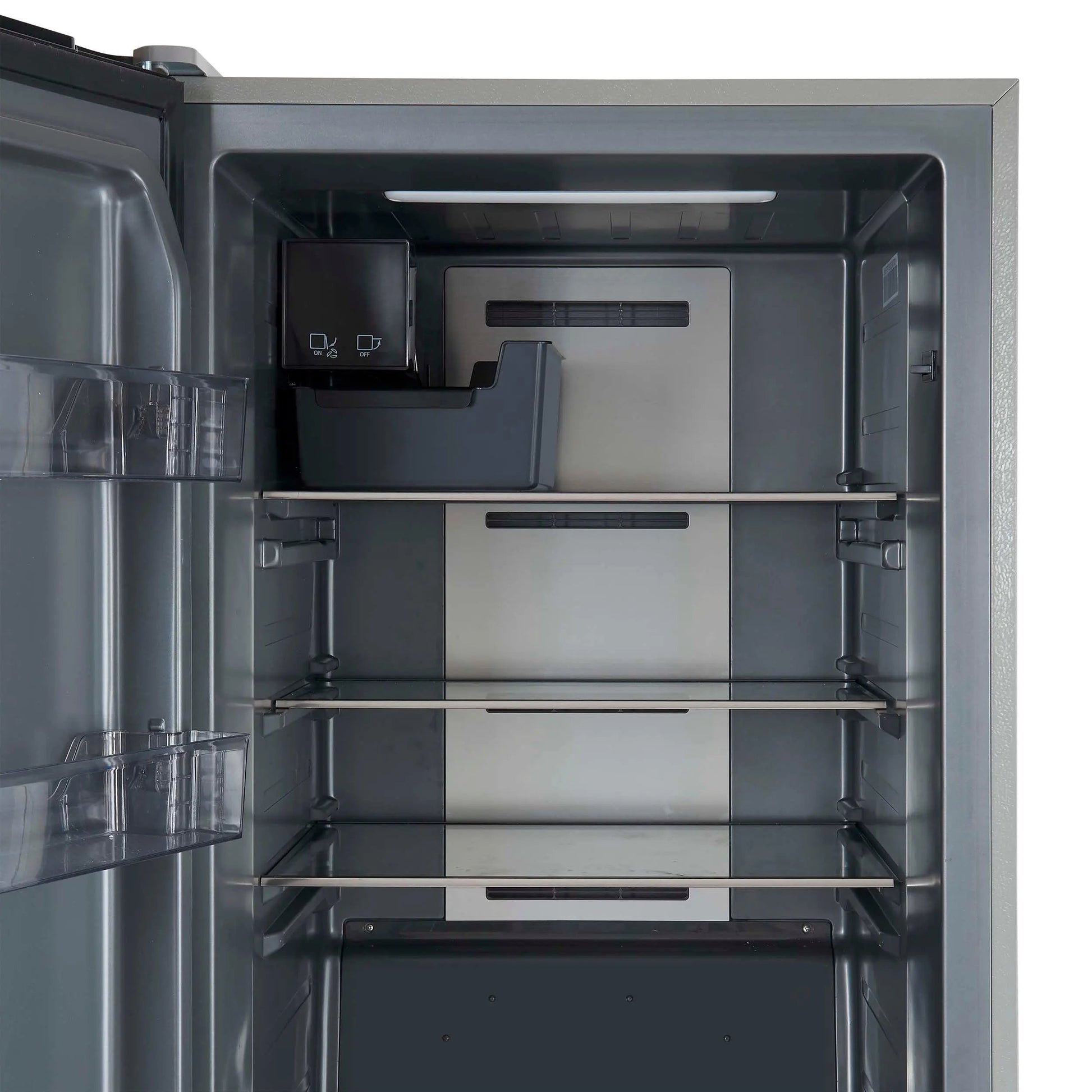 Forno Fortezza 32 Inch Left-Swing Freezer with Trim Kit, Stainless Steel, with Automatic Ice Maker FORNO