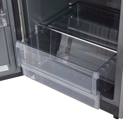 Forno Fortezza 60 Inch Convertible Refrigerator/Freezer with Modern Trim Kit, Stainless Steel, Total No Frost, with Automatic Ice Maker FORNO