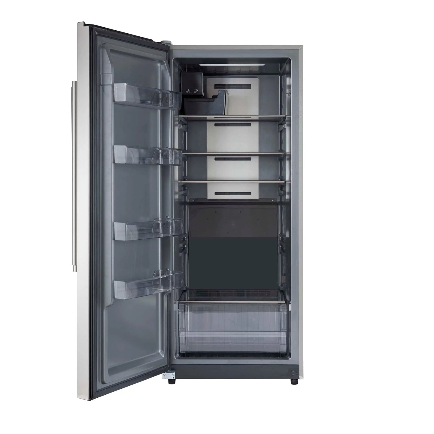 Forno Fortezza 28 Inch Left-Swing Freezer, Stainless Steel with Automatic Ice Maker FORNO