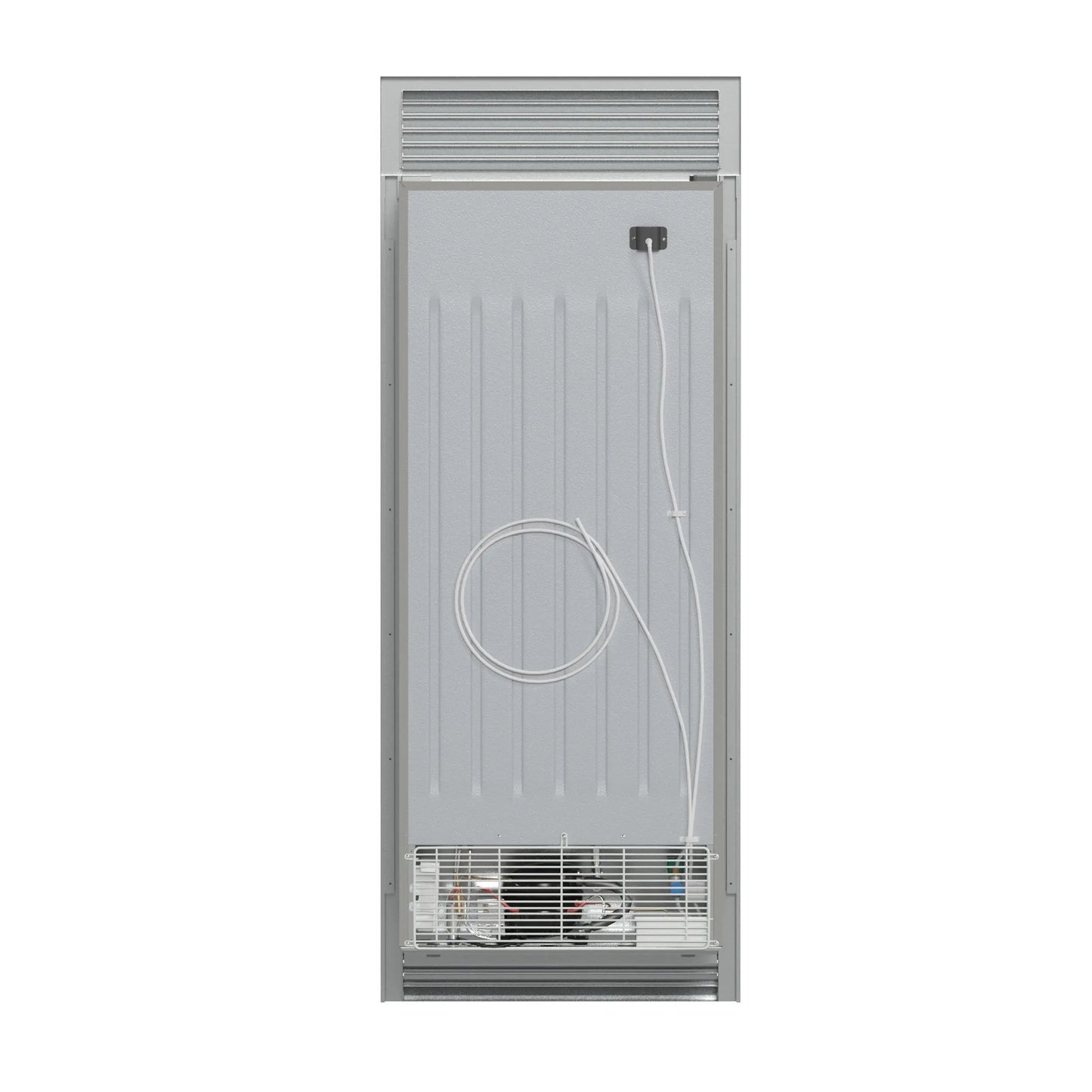 Forno Fortezza 32 Inch Left-Swing Freezer with Standard Trim Grill, Stainless Steel, with Automatic Ice Maker FORNO