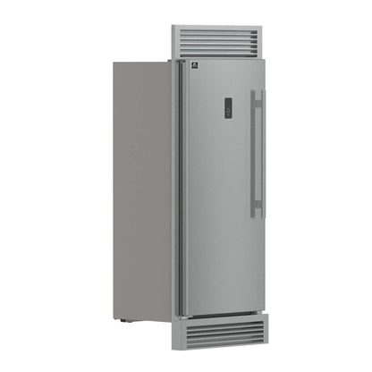 Forno Fortezza 32 Inch Left-Swing Freezer with Standard Trim Grill, Stainless Steel, with Automatic Ice Maker FORNO