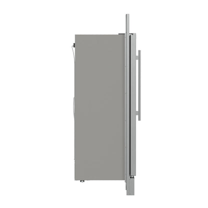 Forno Fortezza 32 Inch Left-Swing Freezer with Standard Trim Grill, Stainless Steel, with Automatic Ice Maker FORNO
