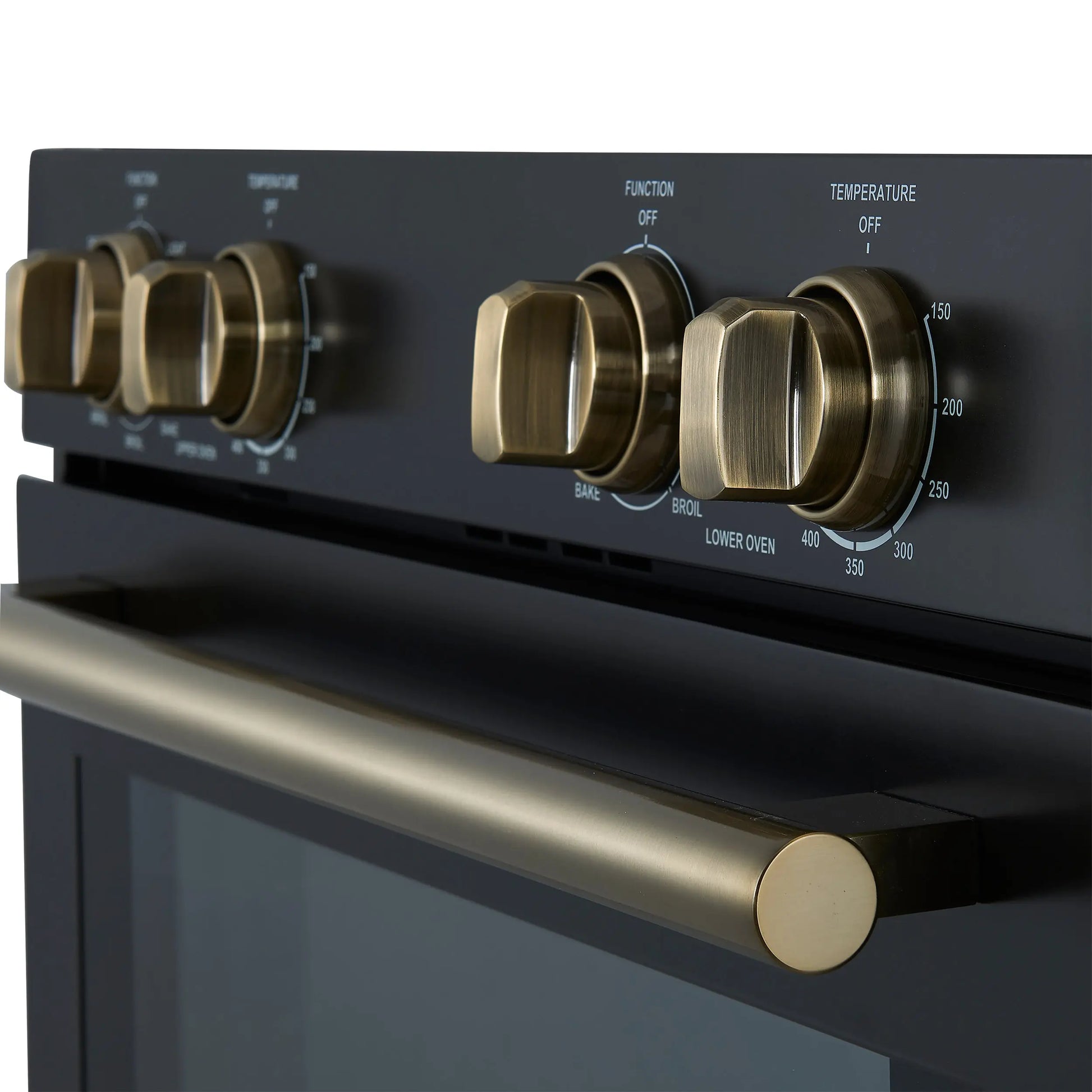Forno Vomero 30-Inch Double Wall Oven, Black, 10 cu.ft Total Capacity, 7100W Convection, Mechanical Controls, Manuel Steam Clean FORNO