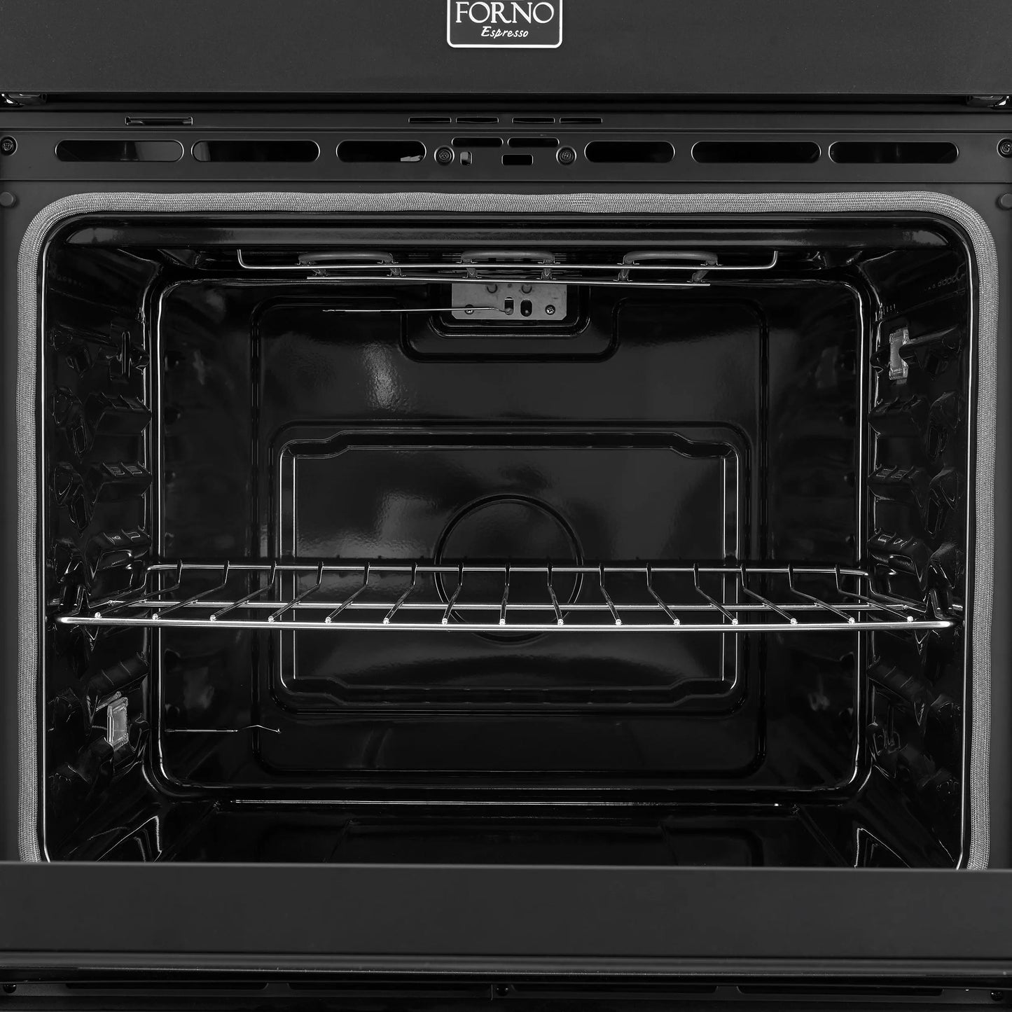 Forno Vomero 30-Inch Double Wall Oven, Black, 10 cu.ft Total Capacity, 7100W Convection, Mechanical Controls, Manuel Steam Clean FORNO