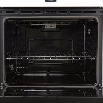 Forno Vomero 30-Inch Double Wall Oven, White, 10 cu.ft Total Capacity, 7100W Convection, Mechanical Controls, Manuel Steam Clean FORNO