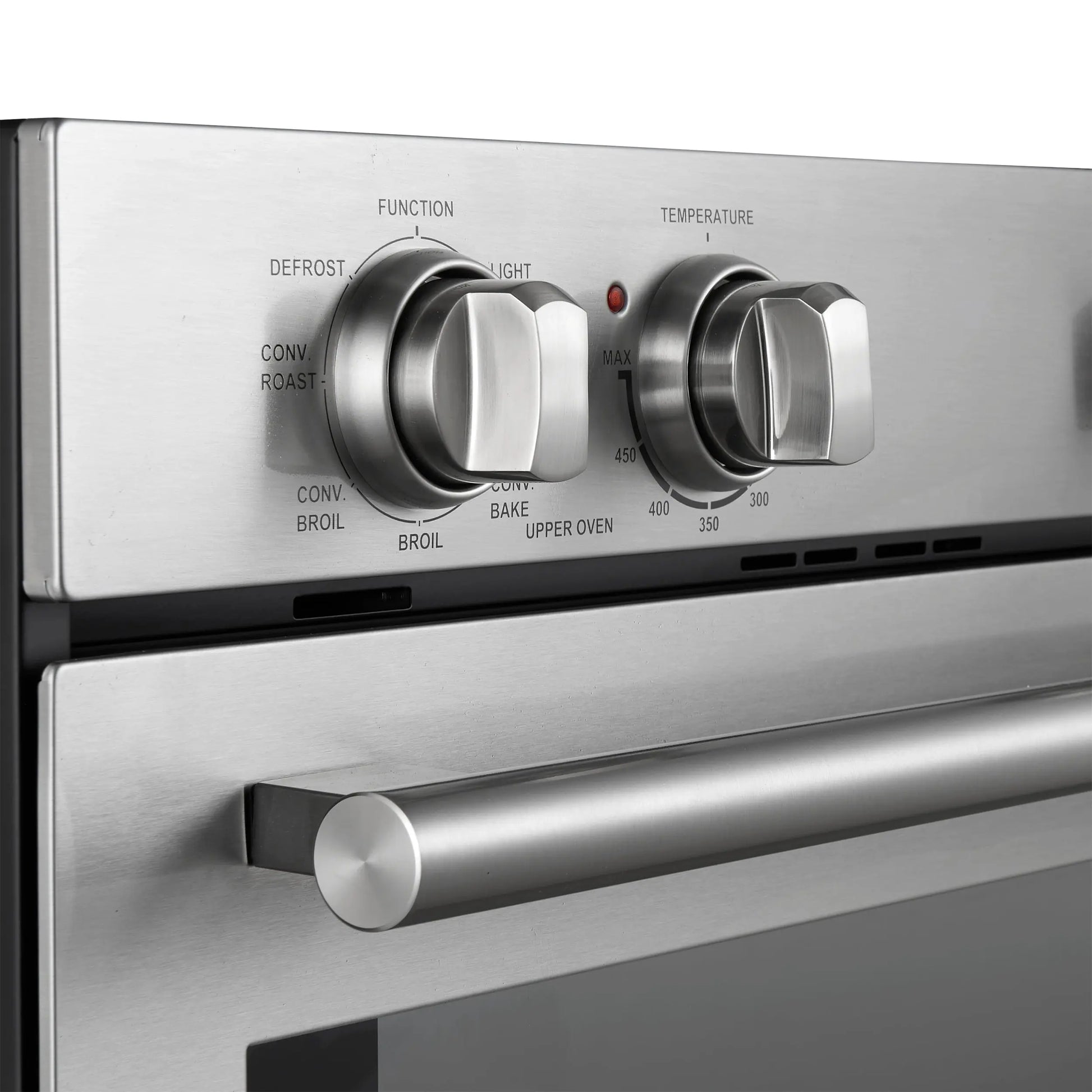 Forno Vomero 30-Inch Double Wall Oven, Stainless Steel, 10 cu.ft Total Capacity, 7100W Convection, Mechanical Controls, Self-Cleaning Function FORNO