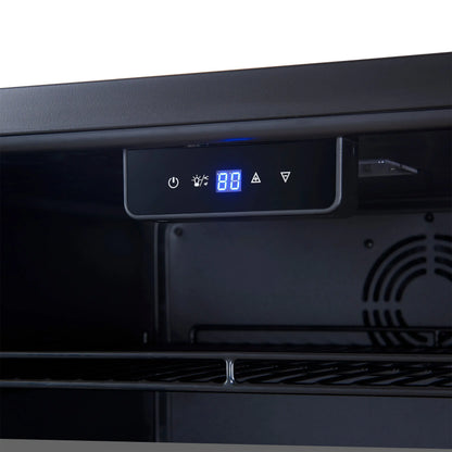 Gemello 48 Inch Side-by-Side Wine and Beverage Cooler in Stainless Steel, French Door, 9.6 cu. ft. FORNO