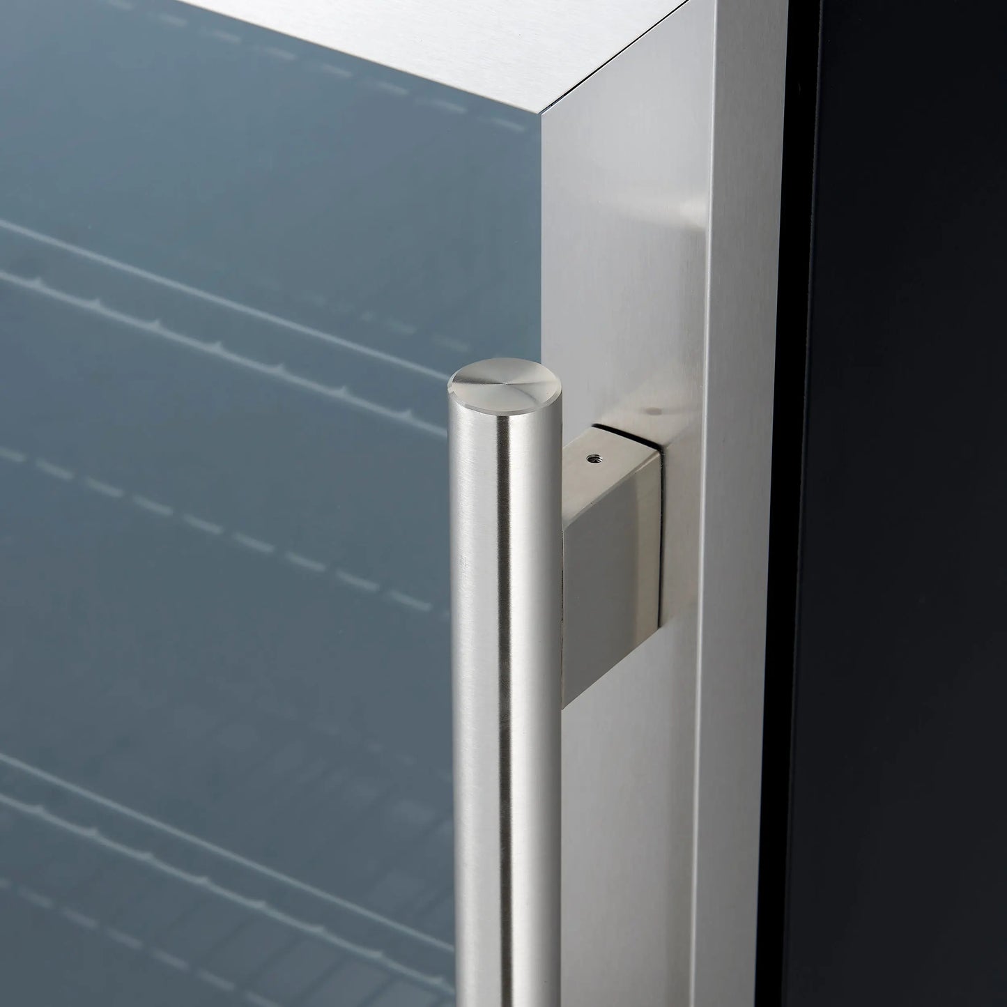 Forno Frescolino 24 Inch Beverage Cooler, Stainless Steel, with LED Lighting, Triple Glass Door, 188 Can Capacity, Built-In or Freestanding FORNO