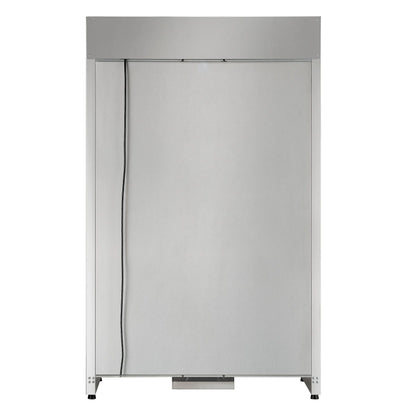 FORNO Abruzzo 48-Inch Dual Zone Wine Cellar, 102 Bottles, 24 cu. ft., Clear Acrylic Holders & Stainless Trim Shelves FORNO