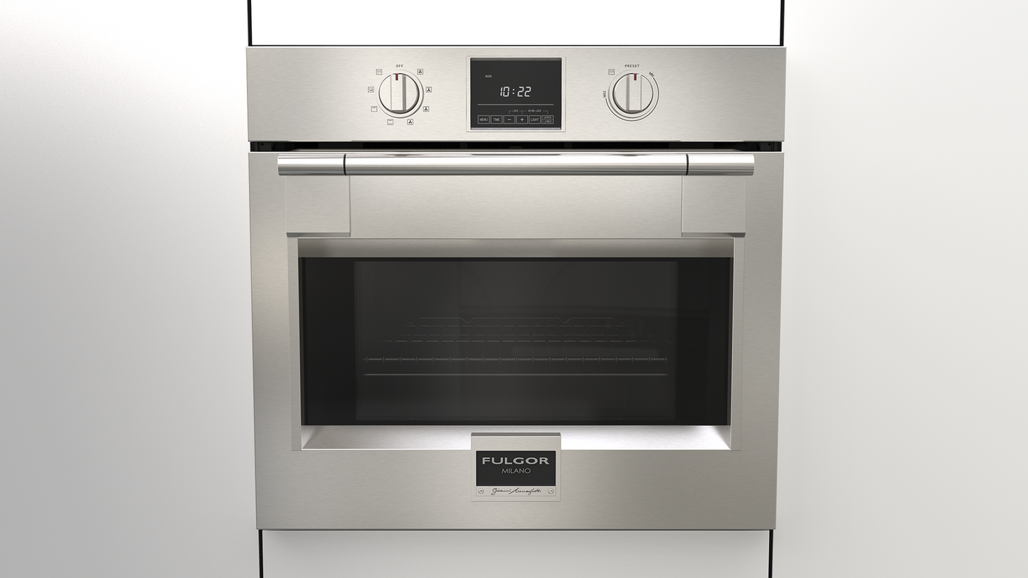 Fulgor Milano 30″ Sofia Single Oven, Self Clean F6PSP30S1