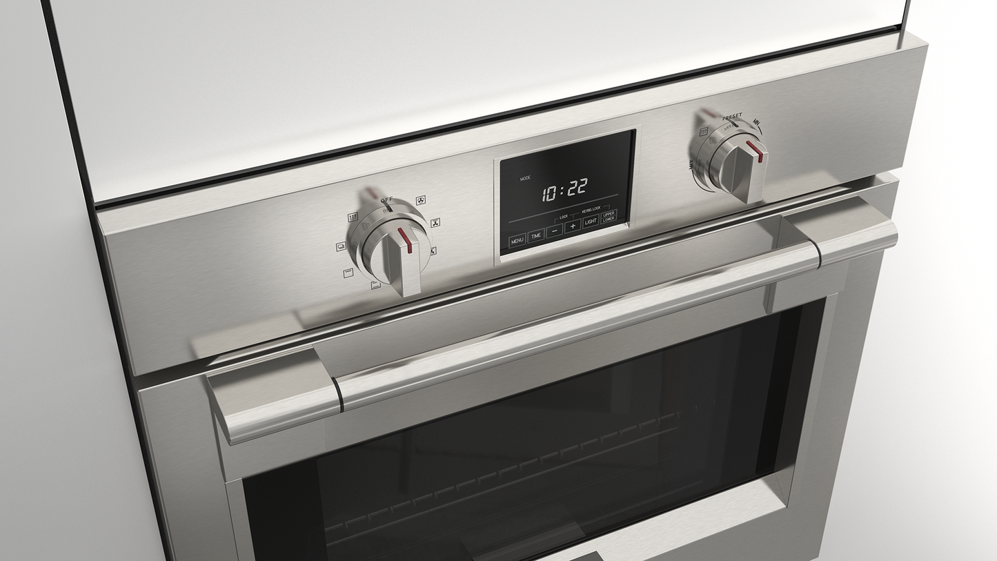 Fulgor Milano 30″ Sofia Single Oven, Self Clean F6PSP30S1