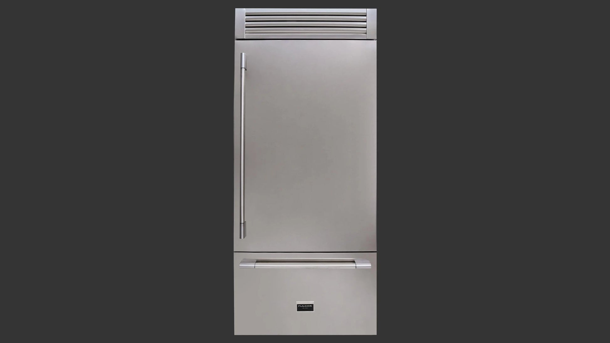Fulgor Milano 36 Inch Built-In Bottom Freezer Refrigerator, Stainless Steel ITECH APPLIANCES