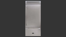 Fulgor Milano 36 Inch Built-In Bottom Freezer Refrigerator, Stainless Steel ITECH APPLIANCES