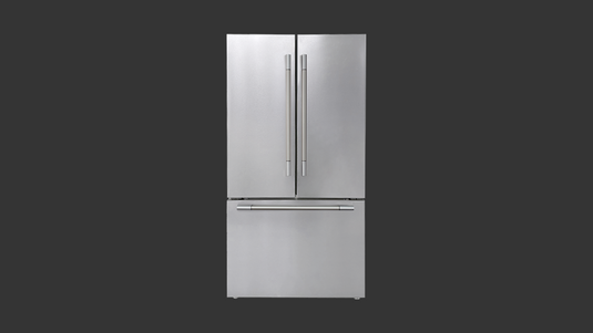 Fulgor Milano 36 Inch Counter Depth French Door Refrigerator Stainless Steel