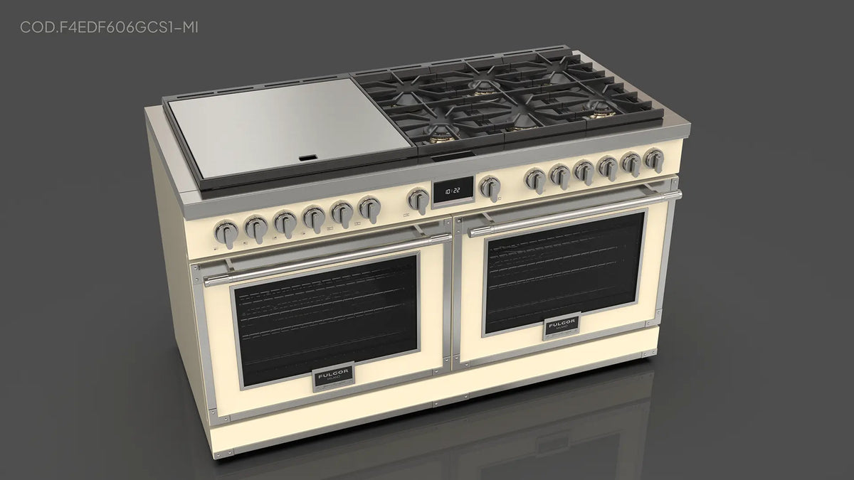 Fulgor Milano F4EDF606GCS1-MI 60-inch EVOQUE hybrid range finish