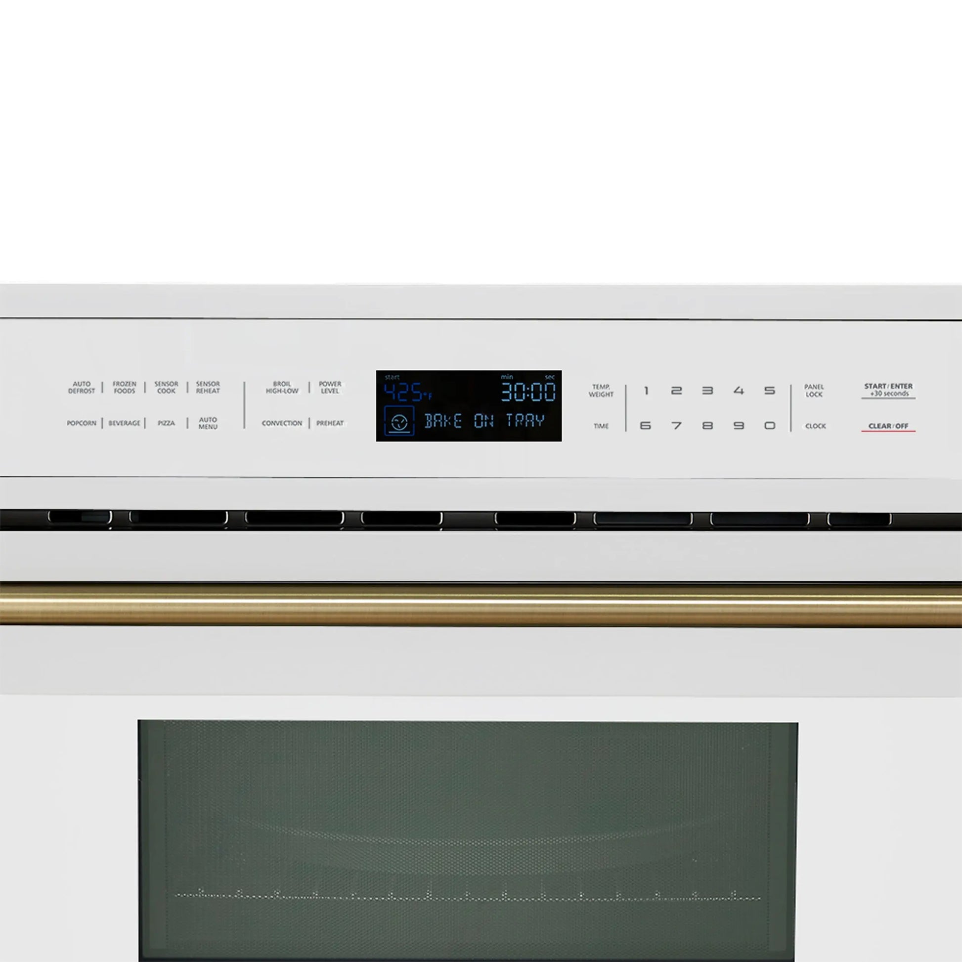 Oliena Espresso White 30 Inch 1750 Watt Compact Oven & 1000 Watt Microwave, 1.6 cu. ft. FORNO