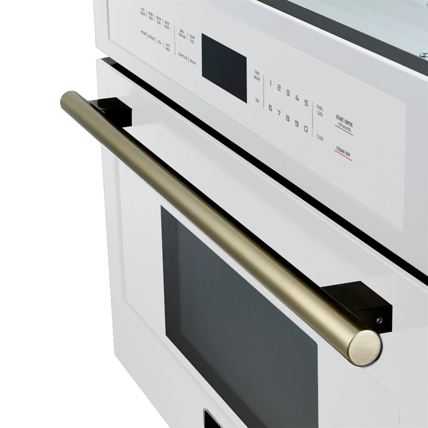 Oliena Espresso White 30 Inch 1750 Watt Compact Oven & 1000 Watt Microwave, 1.6 cu. ft. FORNO