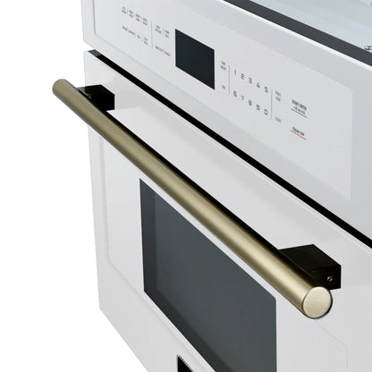 Oliena Espresso White 30 Inch 1750 Watt Compact Oven & 1000 Watt Microwave, 1.6 cu. ft. FORNO