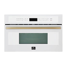 Oliena Espresso White 30 Inch 1750 Watt Compact Oven & 1000 Watt Microwave, 1.6 cu. ft. FORNO