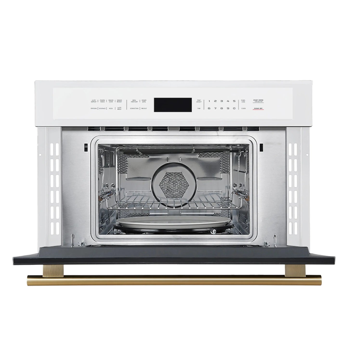 Oliena Espresso White 30 Inch 1750 Watt Compact Oven & 1000 Watt Microwave, 1.6 cu. ft. FORNO
