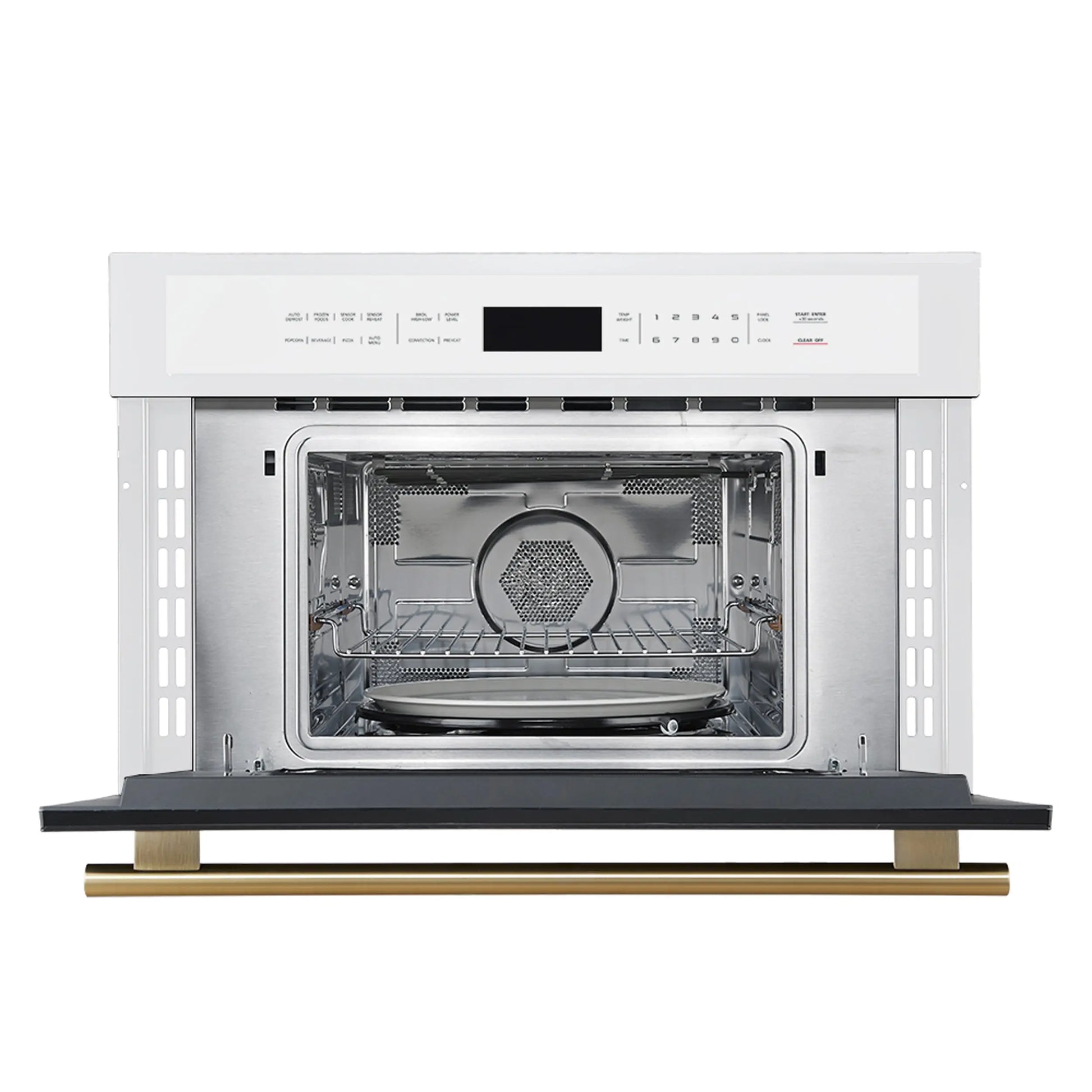 Oliena Espresso White 30 Inch 1750 Watt Compact Oven & 1000 Watt Microwave, 1.6 cu. ft. FORNO