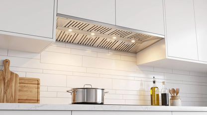 Forno Altilia 60-Inch Insert Range Hood, Stainless Steel, LED Lighting, Baffle Filters FORNO