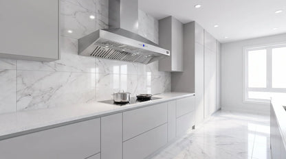 Forno Orvieto 60-Inch Wall Mount Range Hood, LED Lighting, Heavy Duty, Stainless Steel FORNO