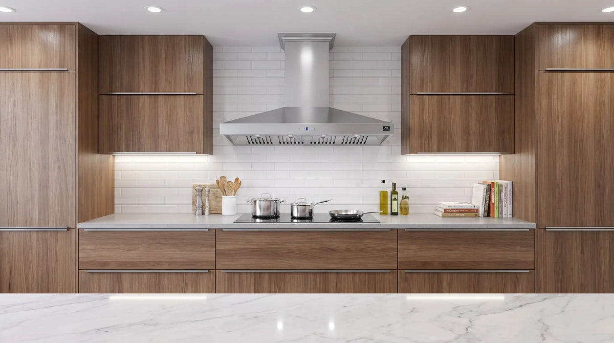 Forno Orvieto 60-Inch Wall Mount Range Hood, LED Lighting, Heavy Duty, Stainless Steel FORNO