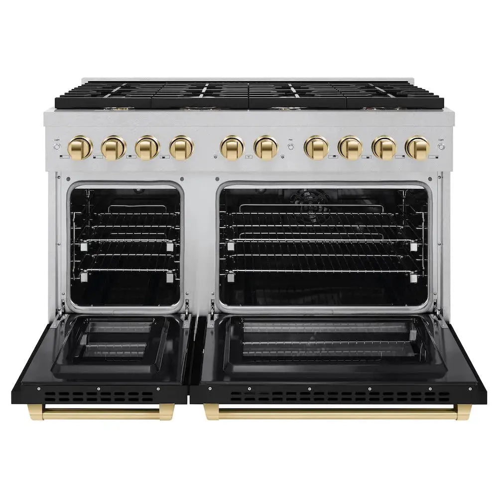 https://cdn.shopify.com/s/files/1/0596/2504/6223/files/zline--autograph--edition--professional--satin--stainless--steel--black--matte--gas--range--SDRSZ-BLM-48-G--front--open.webp?v=1770235200
