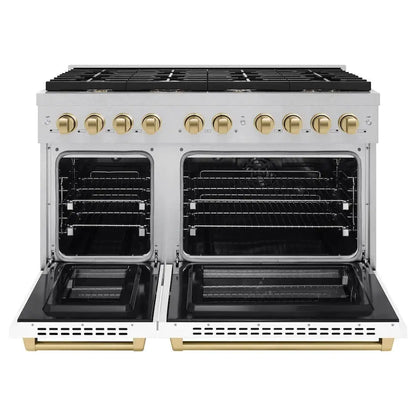 https://cdn.shopify.com/s/files/1/0596/2504/6223/files/zline--autograph--edition--professional--satin--stainless--steel--white--matte--gas--range--SDRSZ-WM-48-CB--front--open.webp?v=1770234689