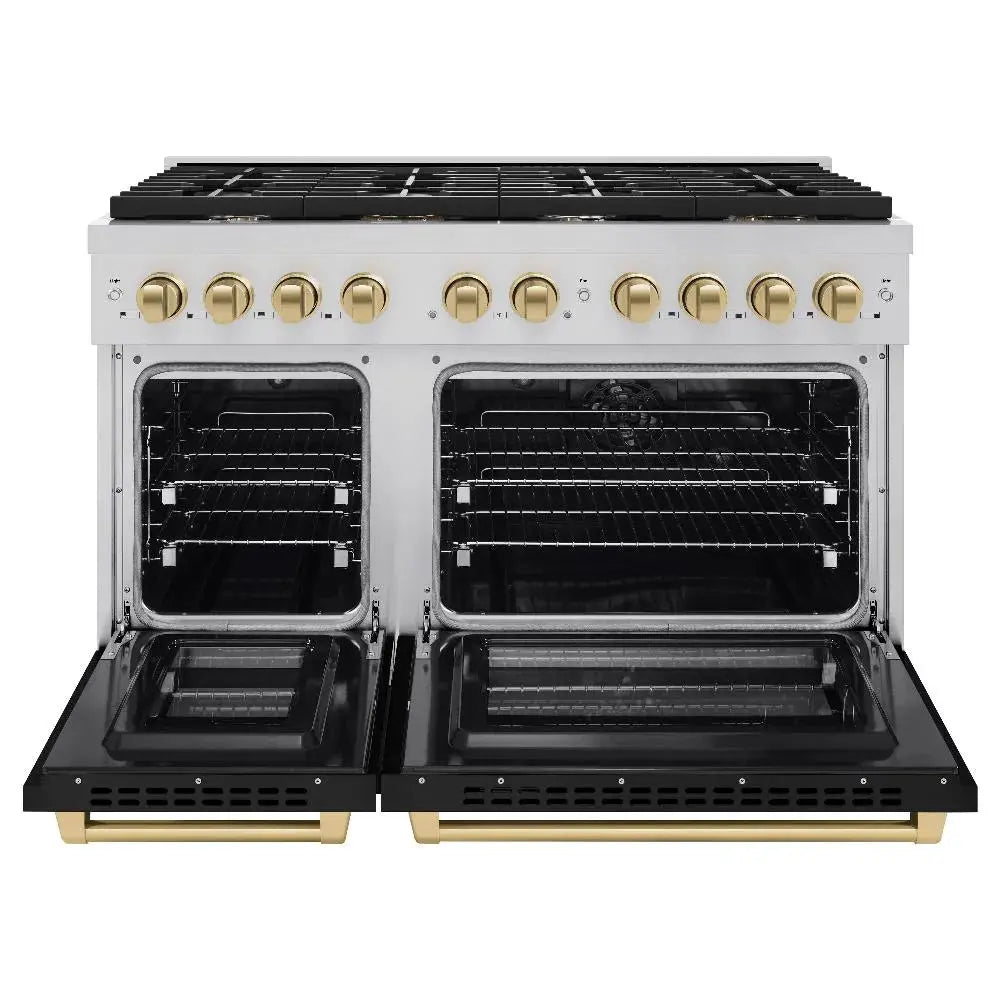 https://cdn.shopify.com/s/files/1/0596/2504/6223/files/zline--autograph--edition--professional--stainless--steel--black--matte--gas--range--SDRZ-BLM-48-CB--front--open_cde9a409-e2e7-4511-874e-ebf81492f707.webp?v=1770235590