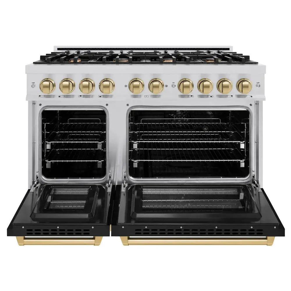 https://cdn.shopify.com/s/files/1/0596/2504/6223/files/zline--autograph--edition--select--stainless--steel--black--matte--dual--fuel--range--HDRZ-BLM-48-CB--front--open.webp?v=1770242369