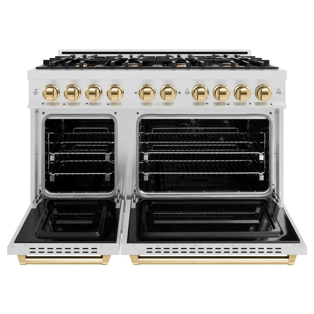 https://cdn.shopify.com/s/files/1/0596/2504/6223/files/zline--classic--satin--stainless--steel--dual--fuel--range--autograph--edition--polished--gold--front--open.jpg?v=1756925208