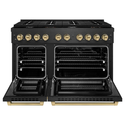 https://cdn.shopify.com/s/files/1/0596/2504/6223/files/zline--professional--black-satin--stainless--steel--dual-fuel--range--SDRBSZ-48-CB--front--open.jpg?v=1761683080