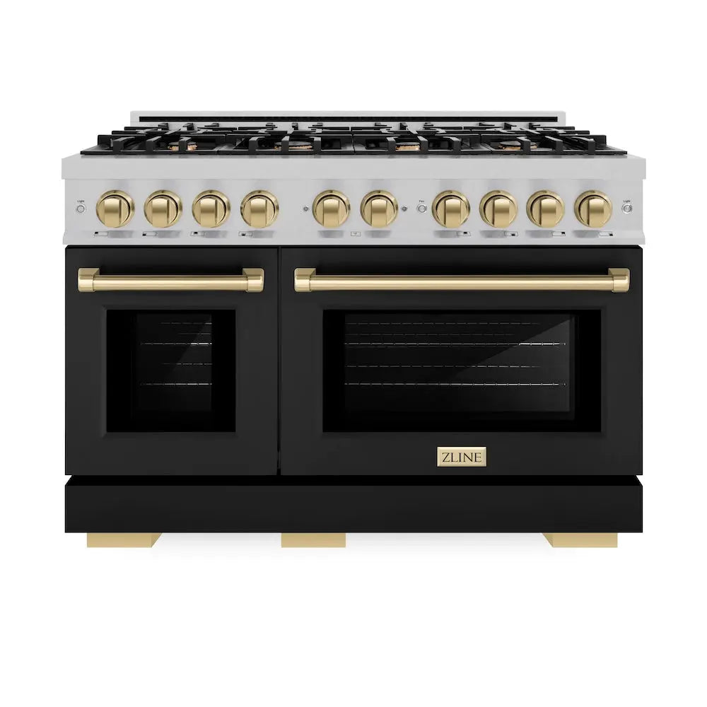 https://cdn.shopify.com/s/files/1/0596/2504/6223/files/zline--select--satin--stainless--steel--dual--fuel--range--autograph--edition--champagne--bronze--HDRSZ-BLM-48-CB--front.jpg?v=1770242675