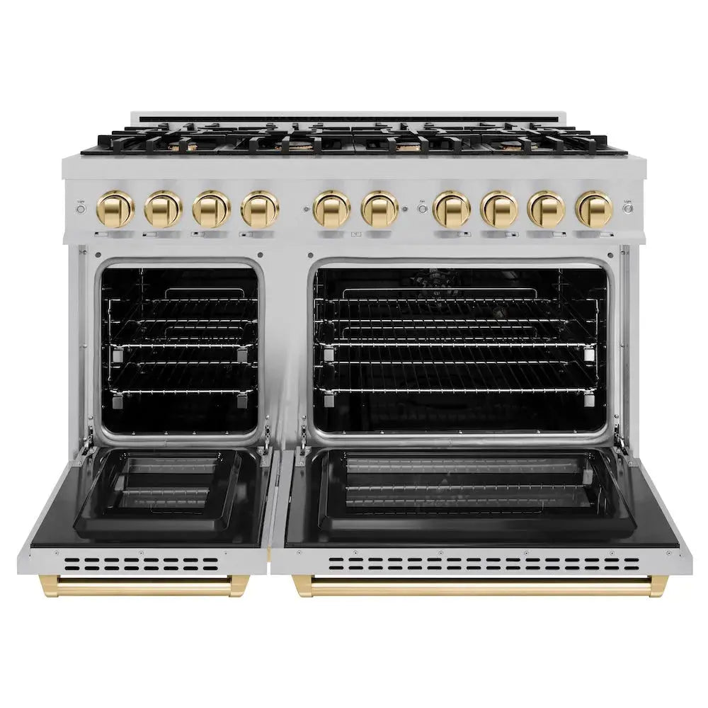 https://cdn.shopify.com/s/files/1/0596/2504/6223/files/zline--select--satin--stainless--steel--gas--range--autograph--edition--polished--gold--HDRSZ-48-G--front--open.webp?v=1770243602